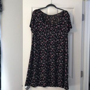 Gillis lattice knit dress